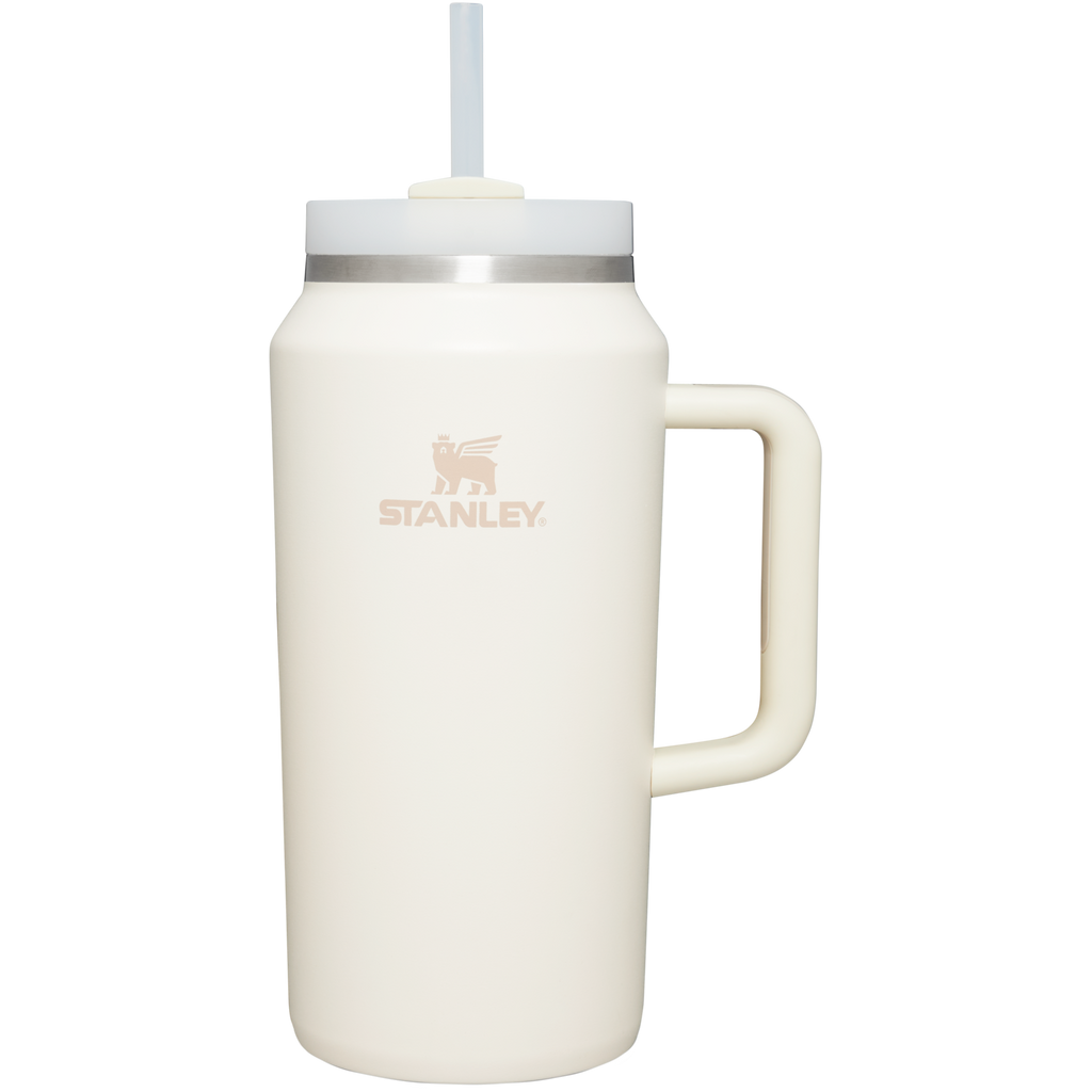 Large Capacity The Quencher H2.0 Flowstate Tumbler D033Q - FlowState 3-Position Lid Insulated Travel Mug - Cream