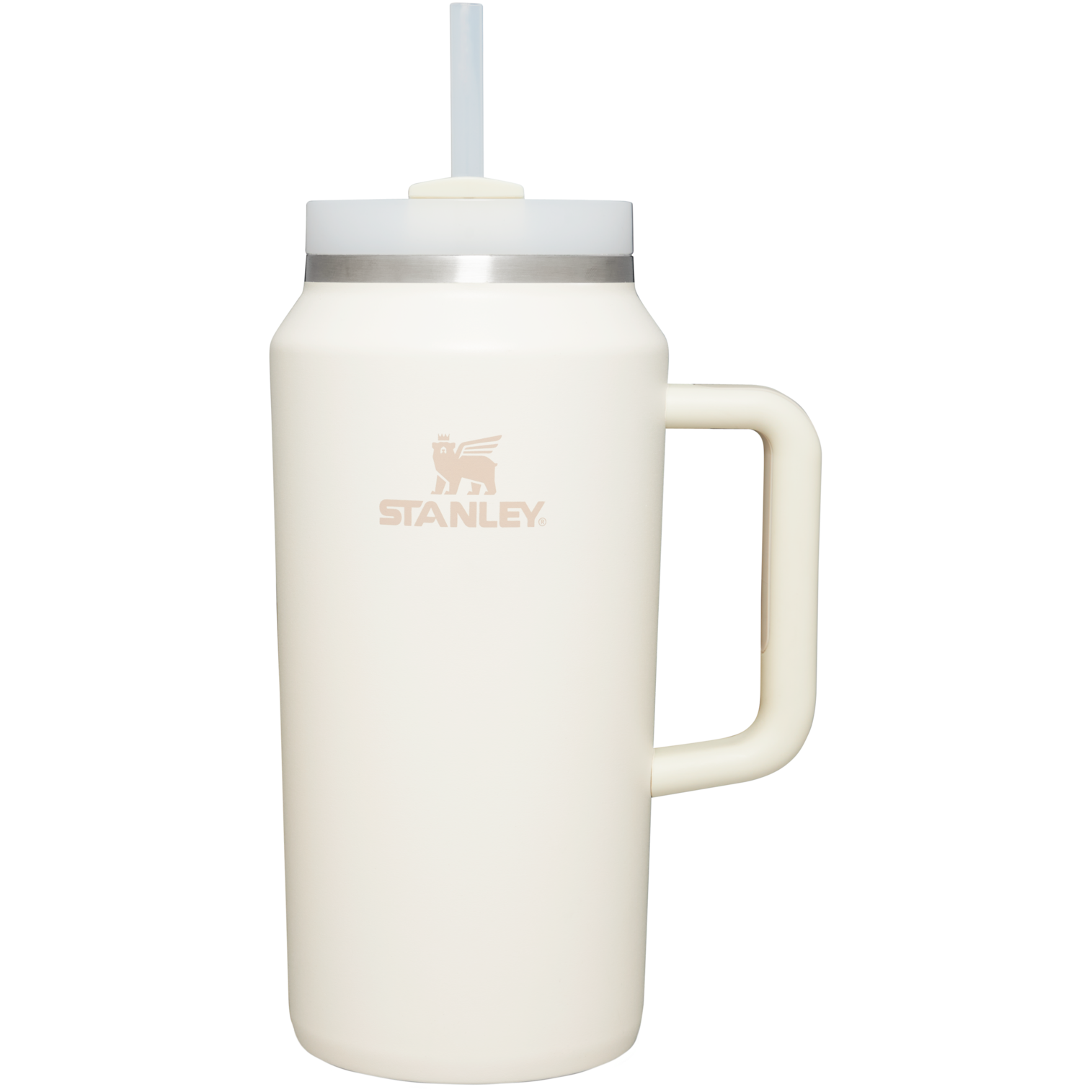 Large Capacity The Quencher H2.0 Flowstate Tumbler D033Q - FlowState 3-Position Lid Insulated Travel Mug - Cream