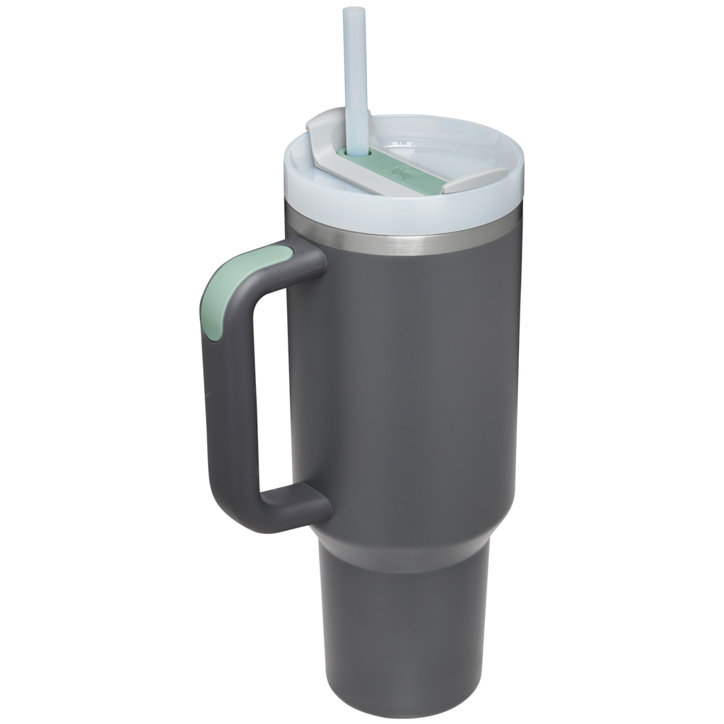 Splash-Resistant FlowState The Quencher H2.0 Flowstate Tumbler  | Stanley Create D332L - Premium Stainless Steel Straw Cup for All-Day Hydration Detail