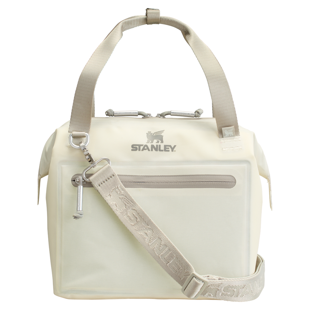 Portable Mini The All Day Julienne Mini Cooler D052R - Compact All-Weather Soft-Sided Cooler Backpack - Cream