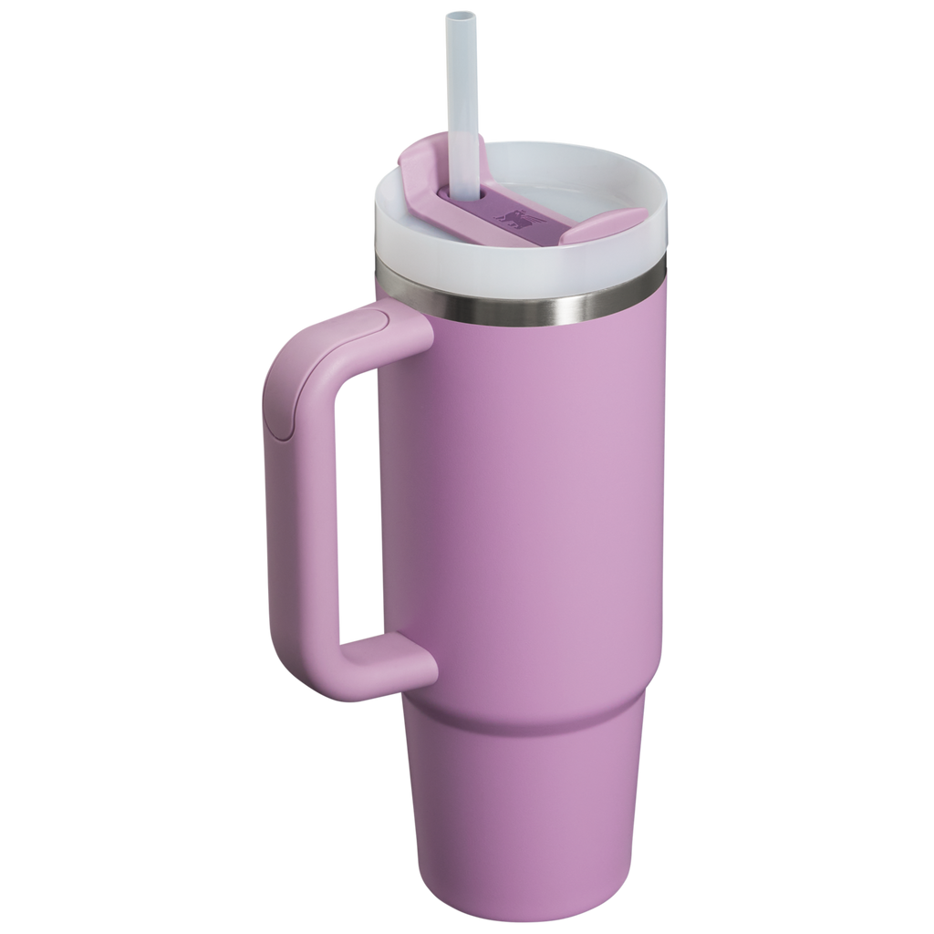 Car-Cup Friendly The Quencher H2.0 Flowstate Tumbler | Stanley Create D331C - Premium Stainless Steel Straw Cup for All-Day Hydration Detail