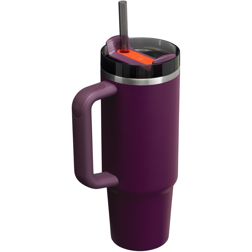 Car-Cup Friendly The Quencher H2.0 Flowstate Tumbler | Stanley Create D331C - Premium Stainless Steel Straw Cup for All-Day Hydration Detail