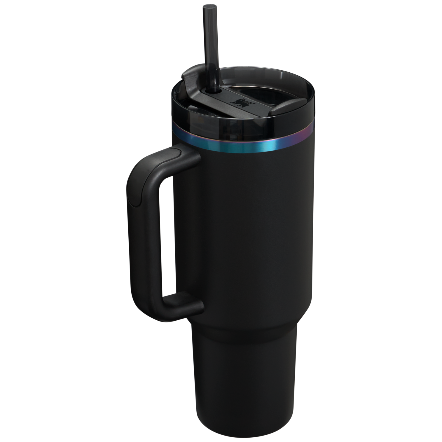 Car-Cup Friendly The Black Chroma Quencher H2.0 Flowstate Tumbler D252B - 40oz Large Capacity Car-Cup Friendly Quencher Detail