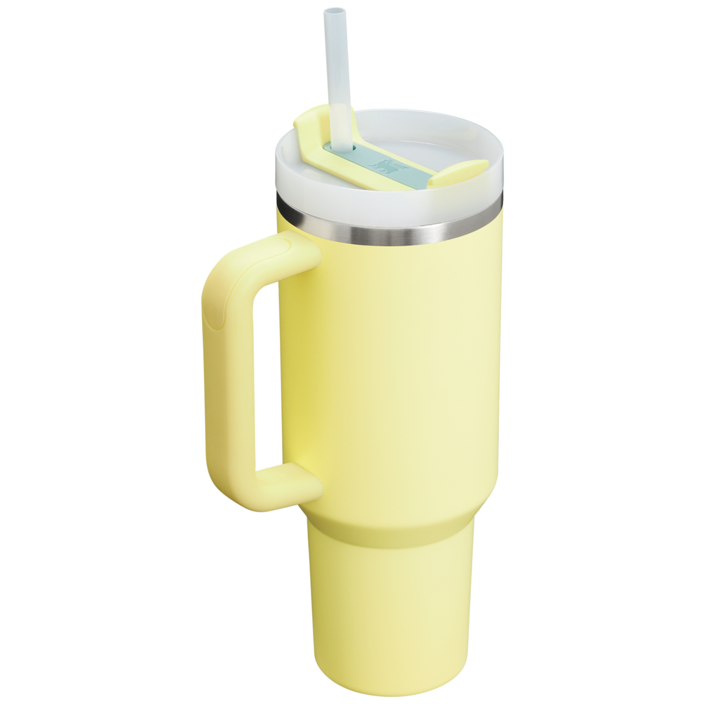 Splash-Resistant FlowState The Quencher H2.0 Flowstate Tumbler  | Stanley Create D332L - Premium Stainless Steel Straw Cup for All-Day Hydration Detail