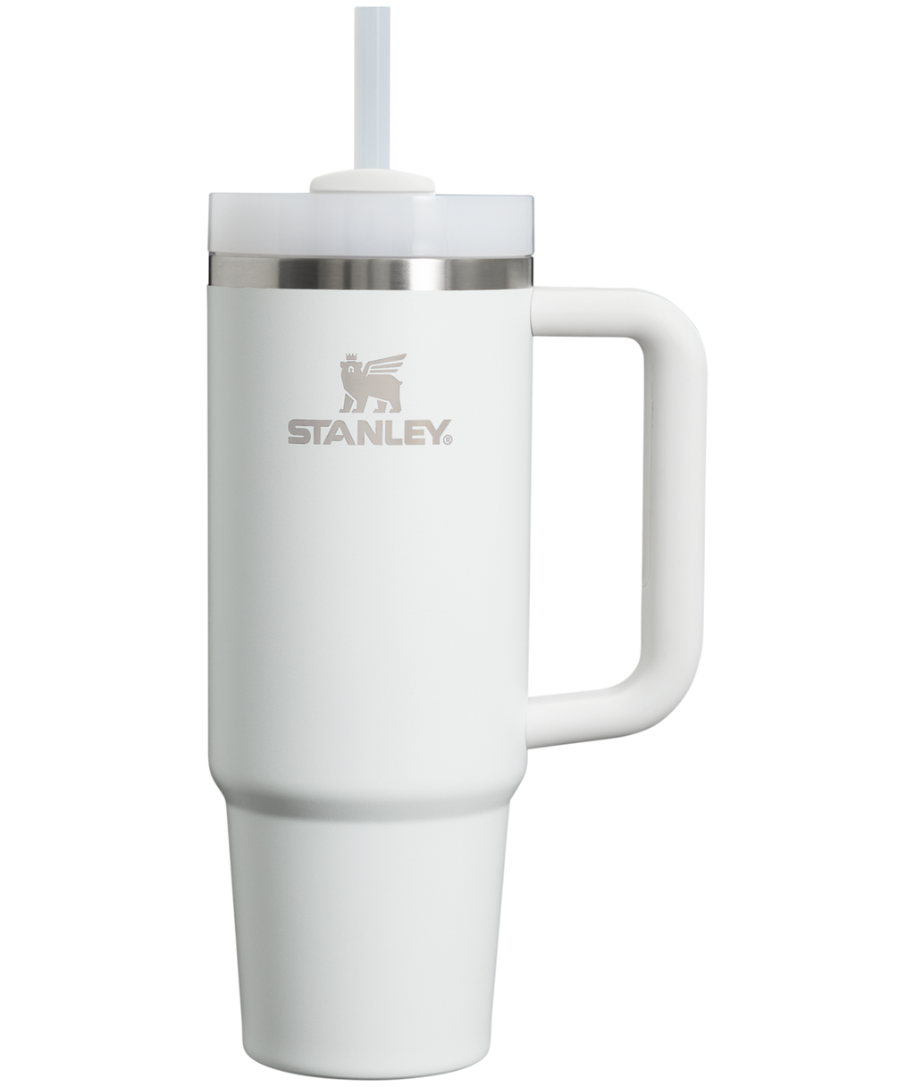 Car-Cup Friendly The Quencher H2.0 Flowstate Tumbler | Stanley Create D331C - Premium Stainless Steel Straw Cup for All-Day Hydration - Frost