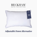 Ergonomic Memory Foam Customizable Down Alternative Queen Pillow 1 Pack, Adult - Hotel Quality Plush Sleeping Pillows - Default Title