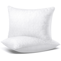 Orthopedic Support Bed Pillows Queen Size Set of 2, Hotel Gusseted Pillows for Sleeping, Alternative to Down Pillows, Soft Supportive & ... - Ergonomic Memory Foam Pillow for Neck Pain Support - Default Title