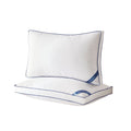 Orthopedic Support Goose Down Feather Pillows Queen Size Set of 2, Luxury Soft Hotel Quality pillows for Sleeping, Organic Cotton Cover ... - Ergonomic Memory Foam Pillow for Neck Pain Support - Default Title