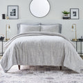Hypoallergenic Cloud Better Homes & Garden Grey Chenille 3-Piece Comforter Set, Full/Queen, All Ages - Cloud-Like Soft Lightweight Bed Comforter - Default Title