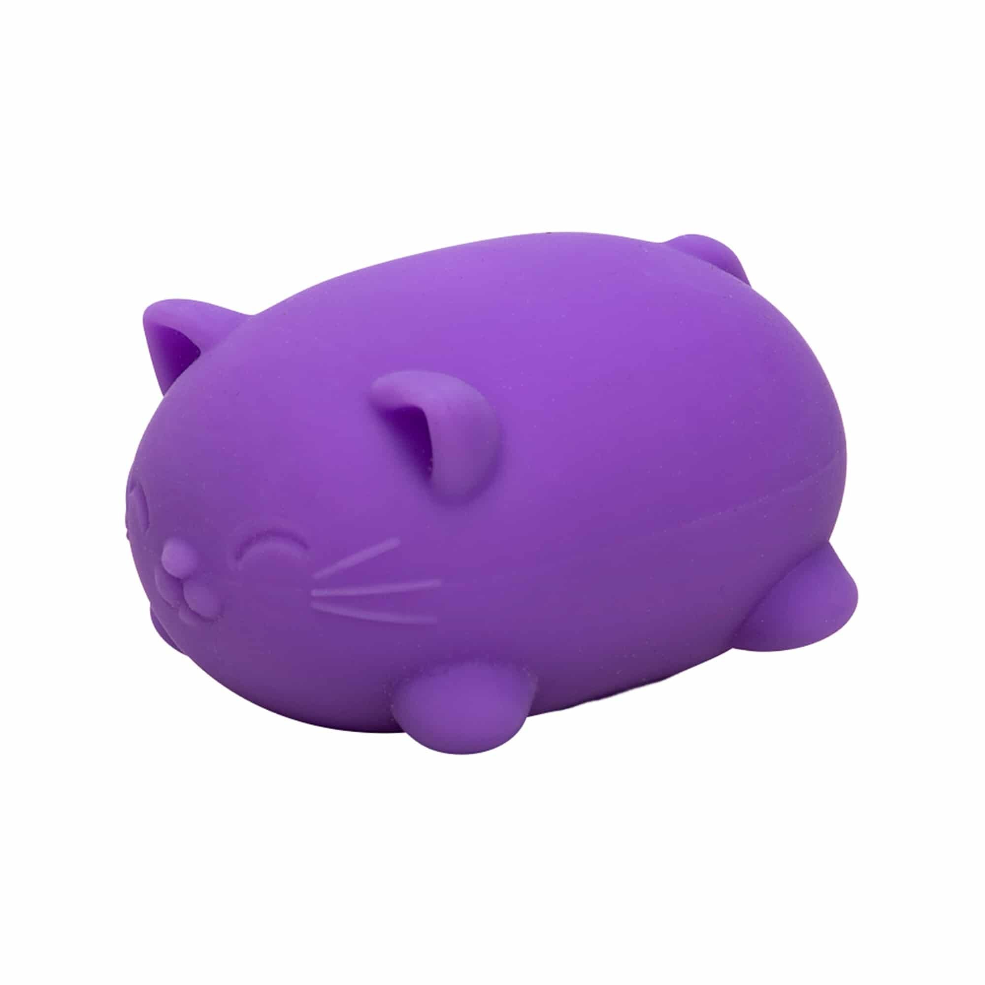 Animal-Shaped Cool Cats NeeDoh | Select Morning Crest - Purrfect Cat Squishy Character Stress Toy Detail