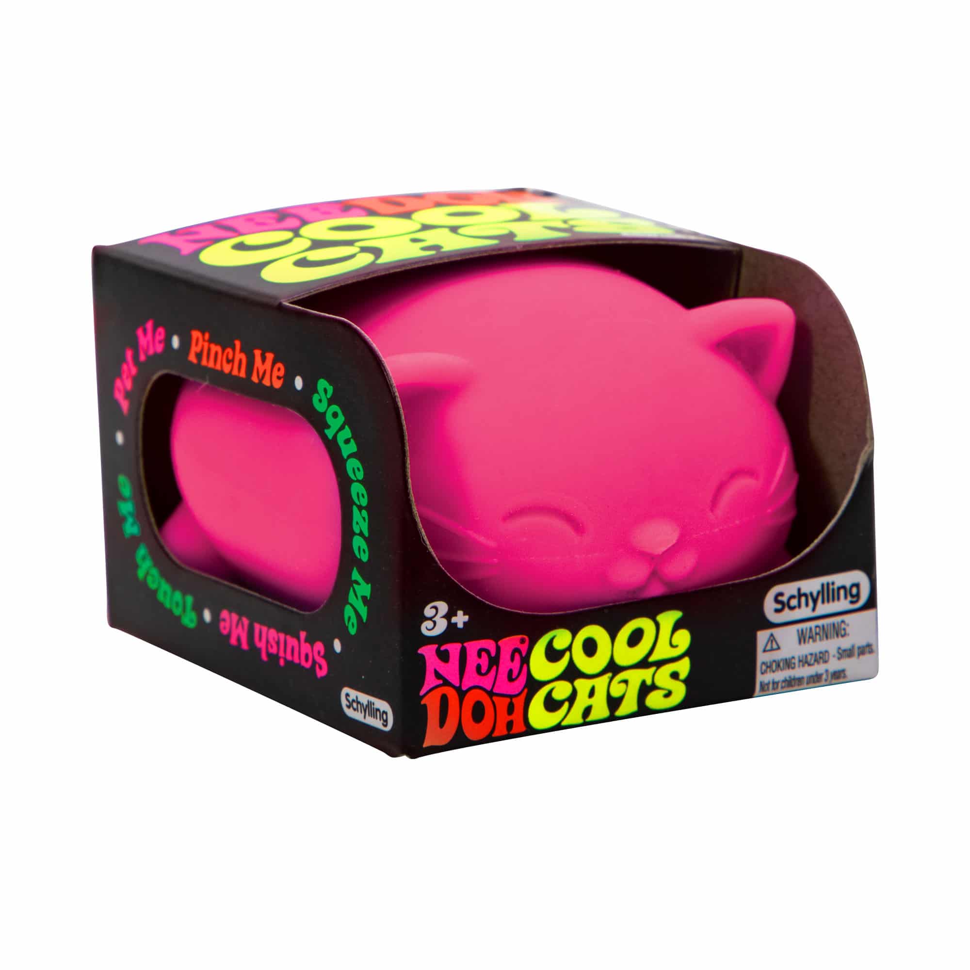 Animal-Shaped Cool Cats NeeDoh | Select Morning Crest - Purrfect Cat Squishy Character Stress Toy Detail