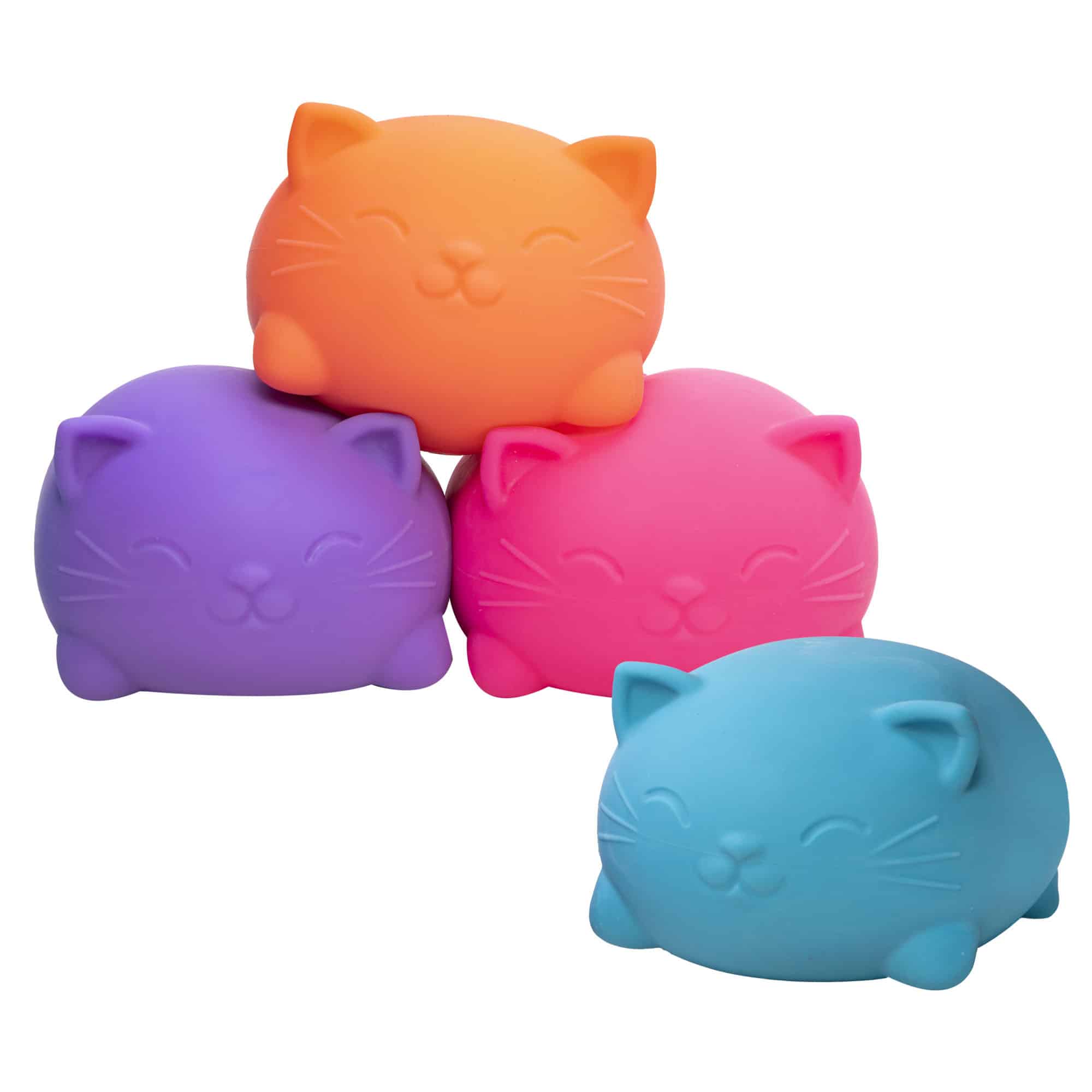 Purrfectly Squishy Super NeeDoh Cool Cats | Select Opal Prairie - Purrfect Cat Squishy Character Stress Toy Detail