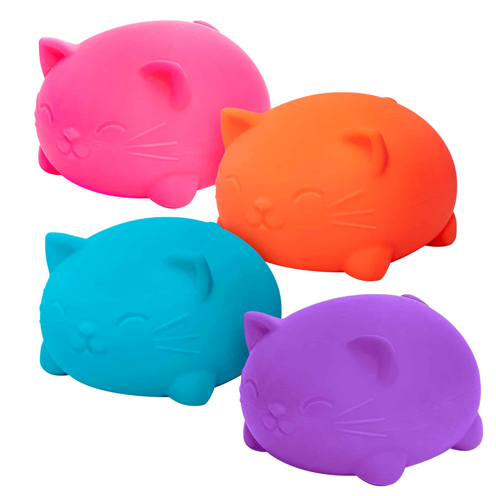 Purrfectly Squishy Super NeeDoh Cool Cats | Select Opal Prairie - Purrfect Cat Squishy Character Stress Toy Detail