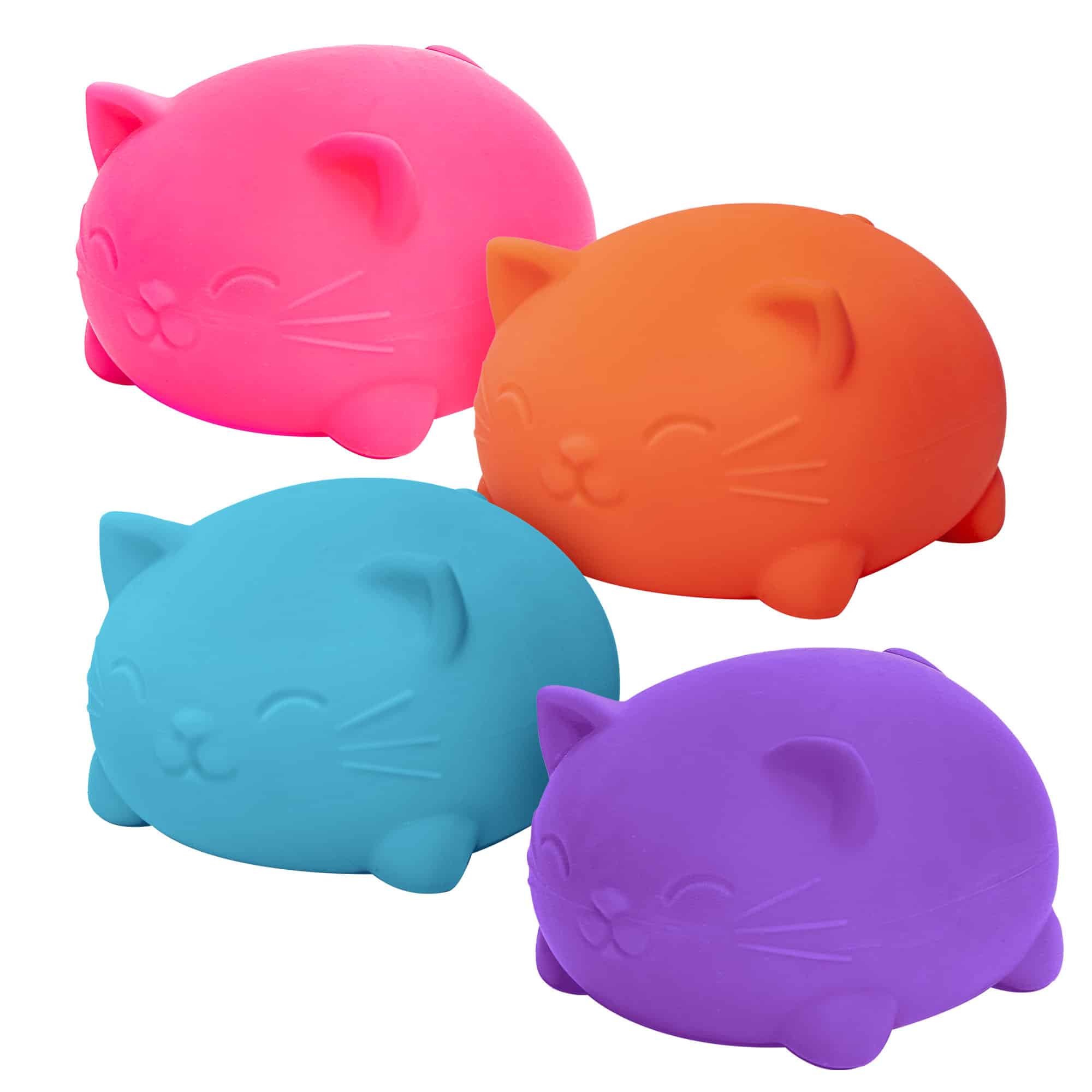 Purrfectly Squishy Super NeeDoh Cool Cats | Select Opal Prairie - Purrfect Cat Squishy Character Stress Toy Detail