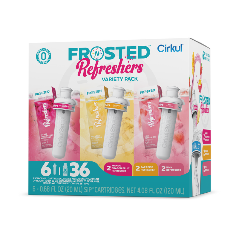 Refreshing Electrolyte Frosted Refreshers 6-Pack Variety Pack 1367 - Vitamin-Infused Natural Refreshing Flavor Core - Default Title