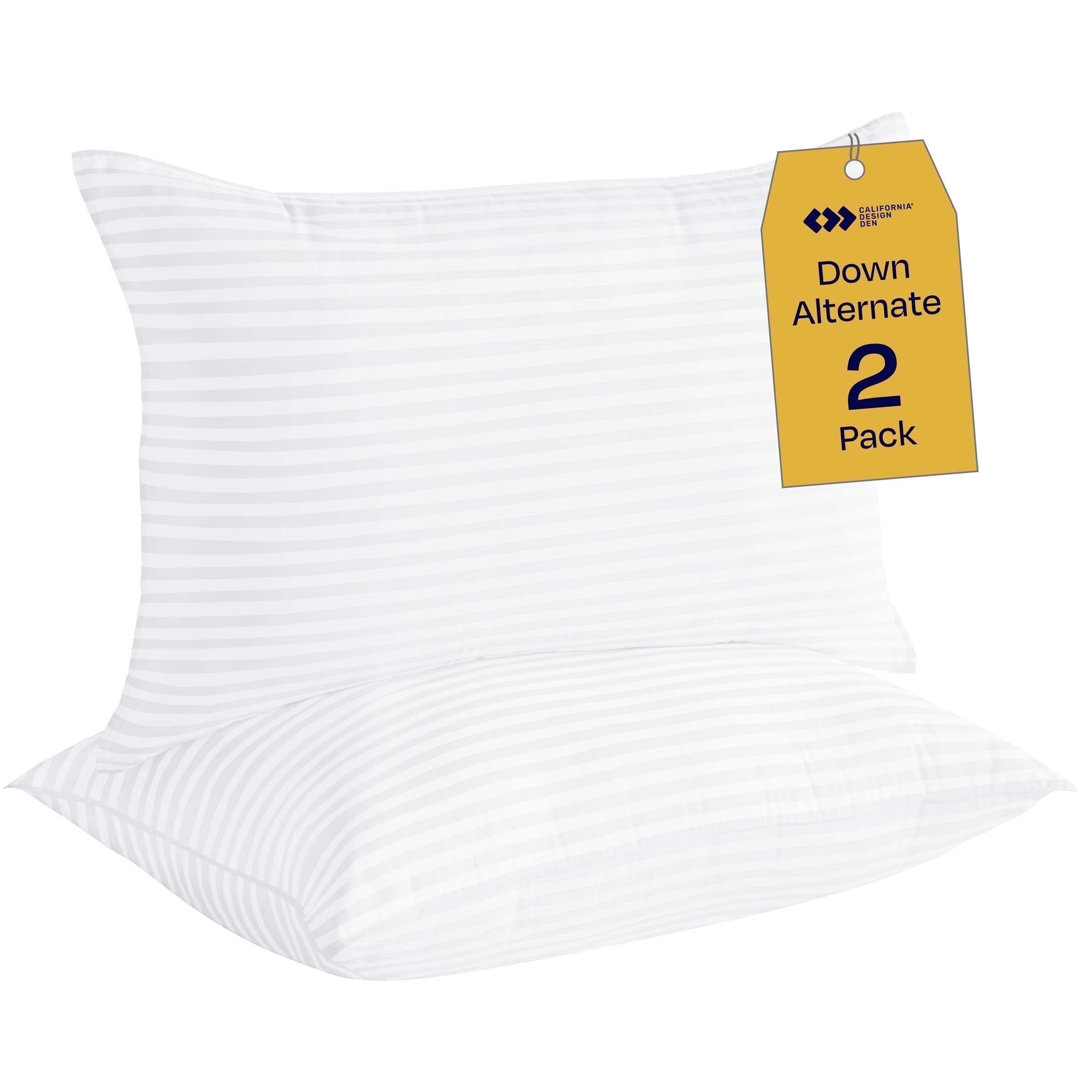 Hotel Collection 2-Pack Comfort Bed Pillows Standard size set of 2 for Sleeping, Pillows, for Back, Stomach or Side Sleepers, 20 x 26 ... - Orthopedic Shredded Foam Bed Pillow Set - Default Title
