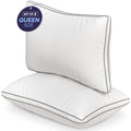 Fluffy Shredded Bed Pillows Queen Size Set of 2 - Luxury Down Alternative Pillow - 5 Star Hotel Pillows for Back, Side and Stomach Sl... - Ergonomic Memory Foam Pillow for Neck Pain Support - Default Title