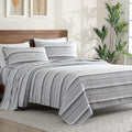 Premium Egyptian Cotton Home 3-Piece Twin Microfiber Classic Stripe Bed Sheet Set, Super Soft, Breathable Stripe Bedding with 16 inches Deep ... - Cooling Hotel Quality Bedding Sheets and Pillowcases - Default Title