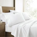 Premium Egyptian Cotton 100% Cotton Flannel Bed Sheets Set for Full Size Bedding in White - Cooling Hotel Quality Bedding Sheets and Pillowcases - Default Title