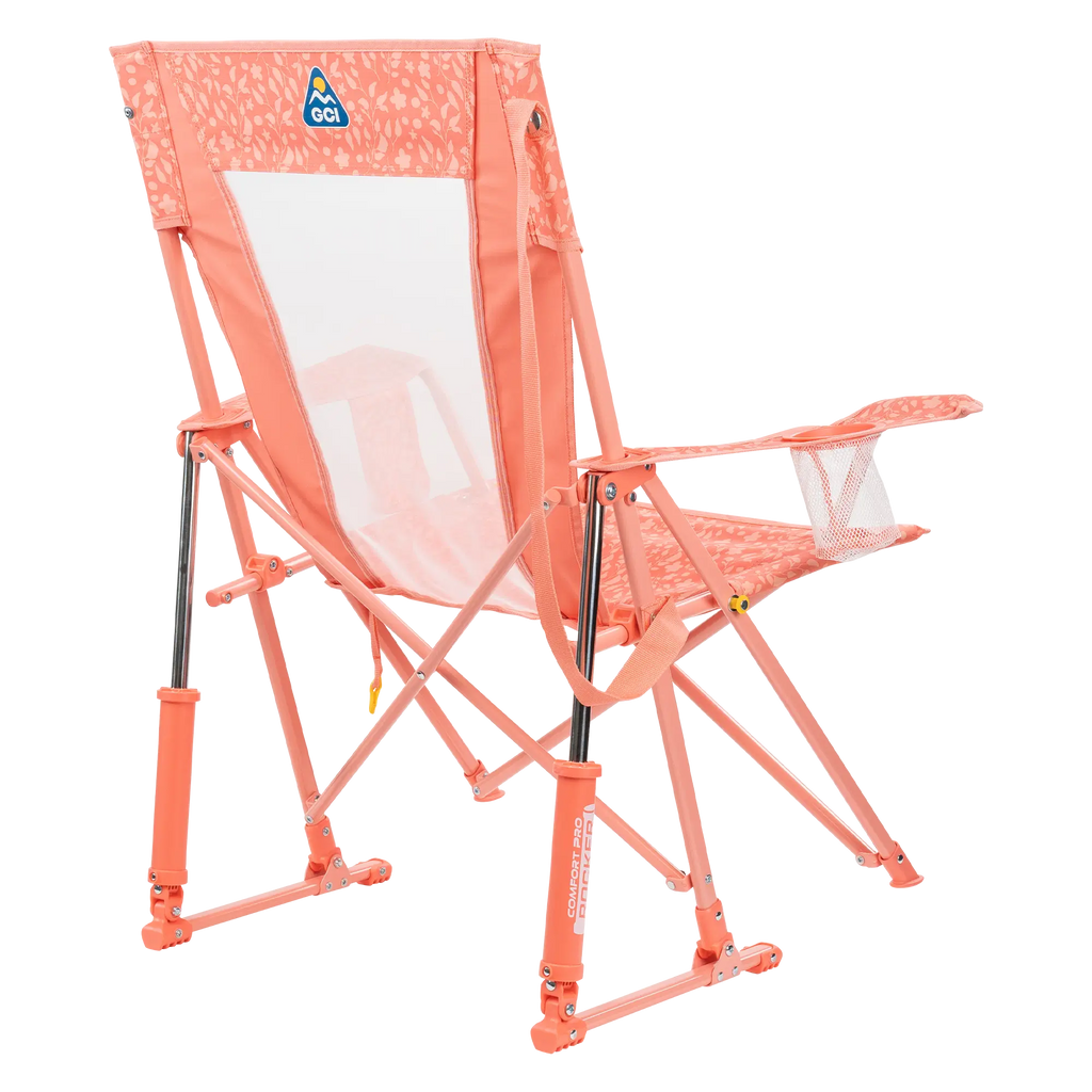 Luxury Camp Comfort Pro Rocker - Choice 375 - RoadTrip Rocker Smooth Motion Camp Chair Detail