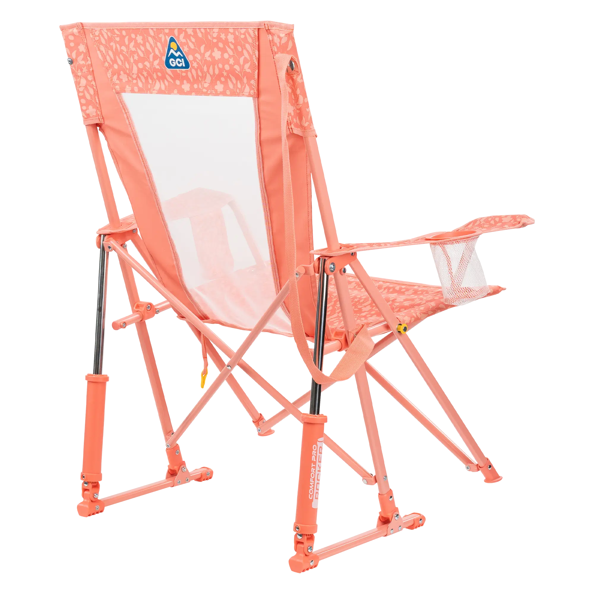 Luxury Camp Comfort Pro Rocker - Choice 375 - RoadTrip Rocker Smooth Motion Camp Chair Detail