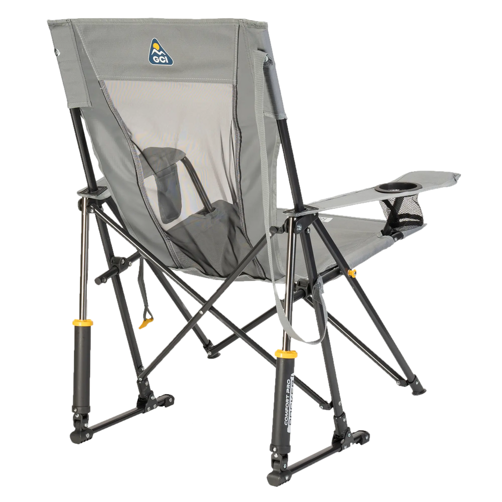 Luxury Camp Comfort Pro Rocker - Choice 375 - RoadTrip Rocker Smooth Motion Camp Chair Detail