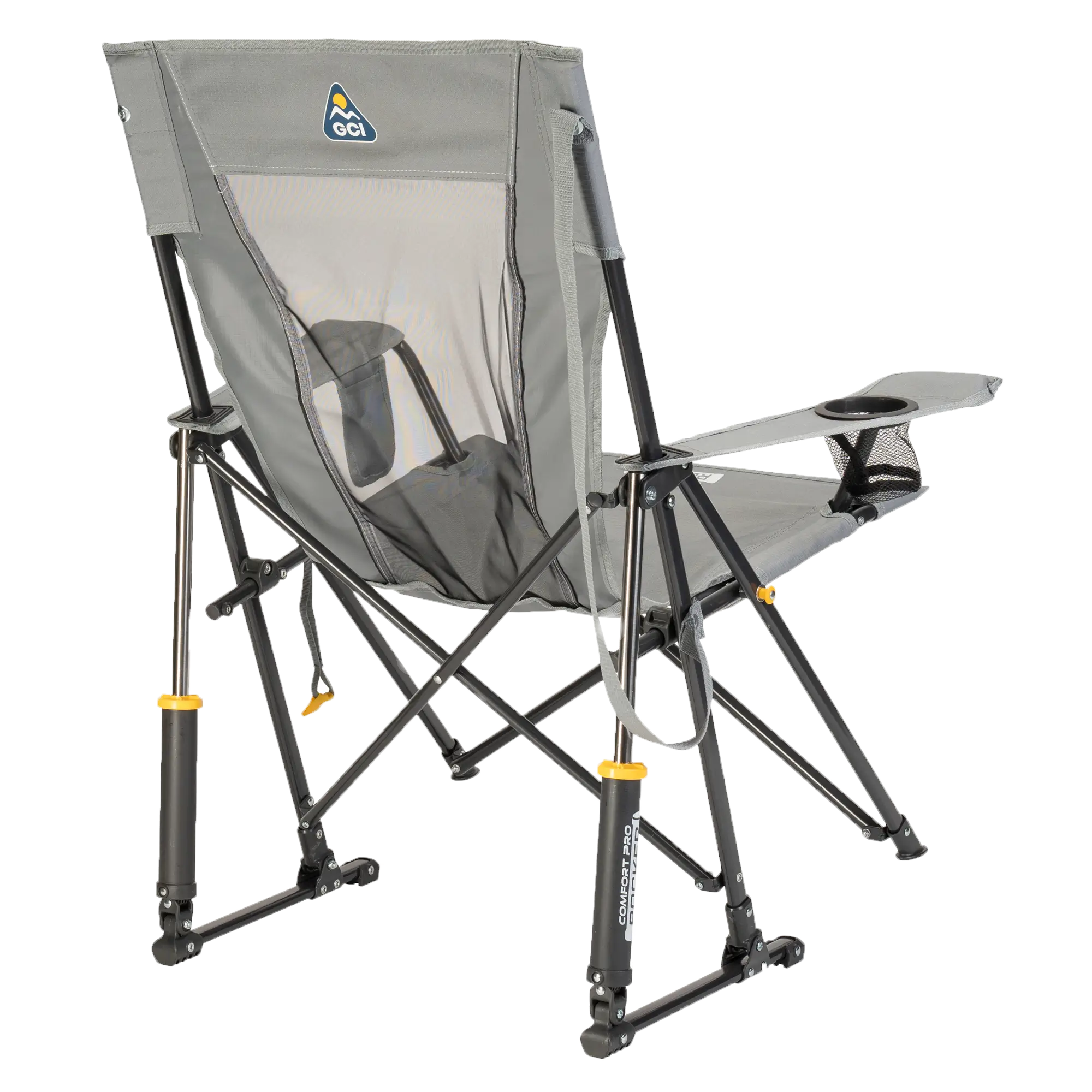 Luxury Camp Comfort Pro Rocker - Choice 375 - RoadTrip Rocker Smooth Motion Camp Chair Detail