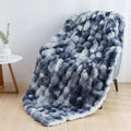 Lightweight Warm Faux Fur Throw Blanket for Couch Luxury Fluffy Thick Bubble Blanket Warm Cozy Throw for Bedroom Living Room, 50" x 60... - Lightweight Plush Warm Blanket for All Seasons - Default Title