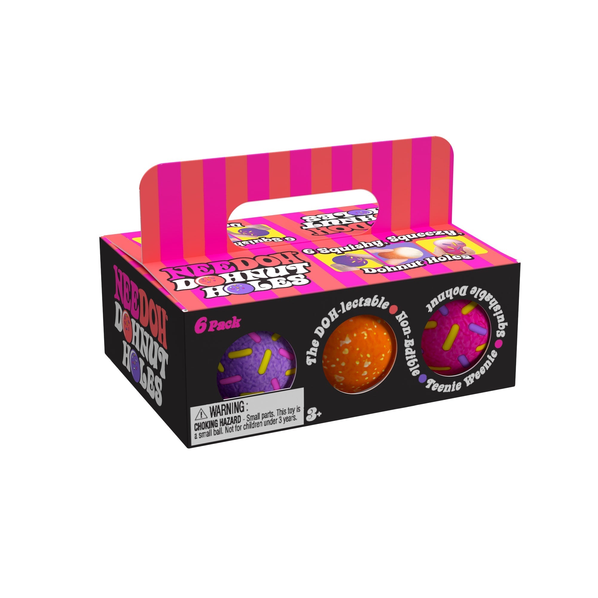 Micro Squishy NeeDoh Dohnut Holes | Select Prairie Summit - Collectible Teenie Tiny Fidget Balls for Kids Detail