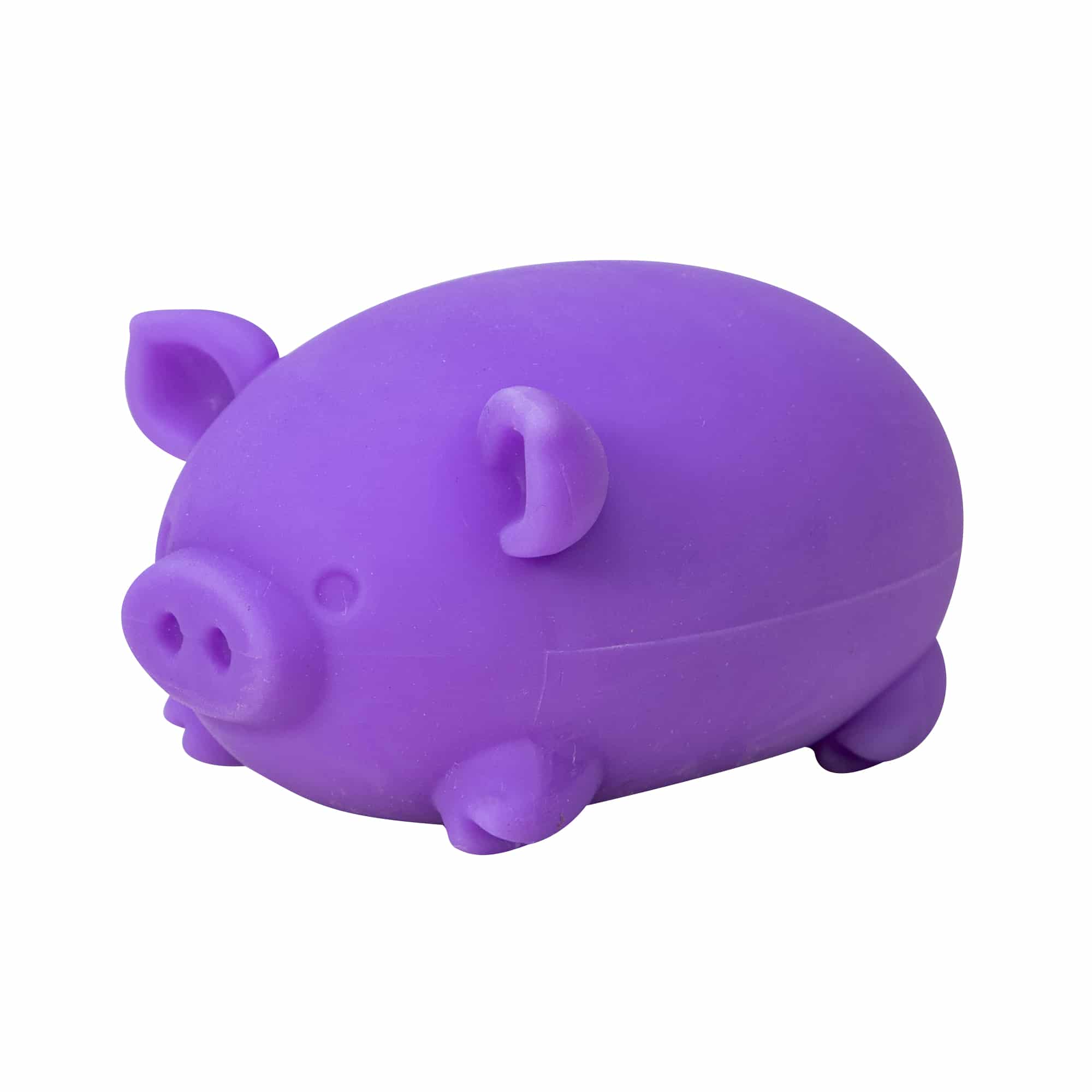 Purrfectly Squishy NeeDoh Dig’ It Pig | Select Velvet Canopy - Dino Character Malt-Gel Filled Sensory Glob Detail