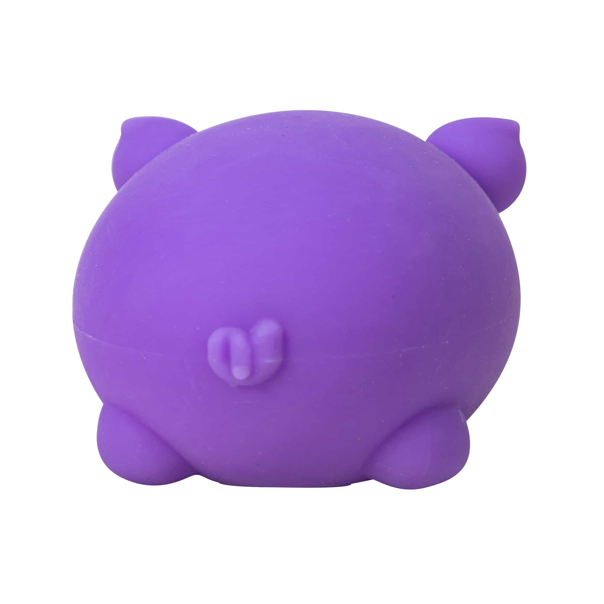 Purrfectly Squishy NeeDoh Dig’ It Pig | Select Velvet Canopy - Dino Character Malt-Gel Filled Sensory Glob Detail