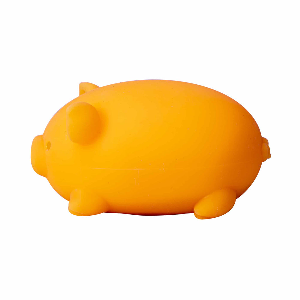 Purrfectly Squishy NeeDoh Dig’ It Pig | Select Velvet Canopy - Dino Character Malt-Gel Filled Sensory Glob Detail