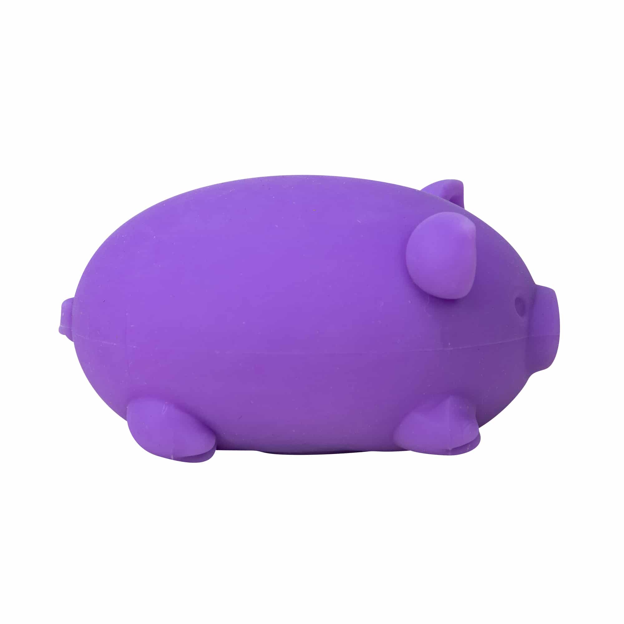 Purrfectly Squishy NeeDoh Dig’ It Pig | Select Velvet Canopy - Dino Character Malt-Gel Filled Sensory Glob Detail