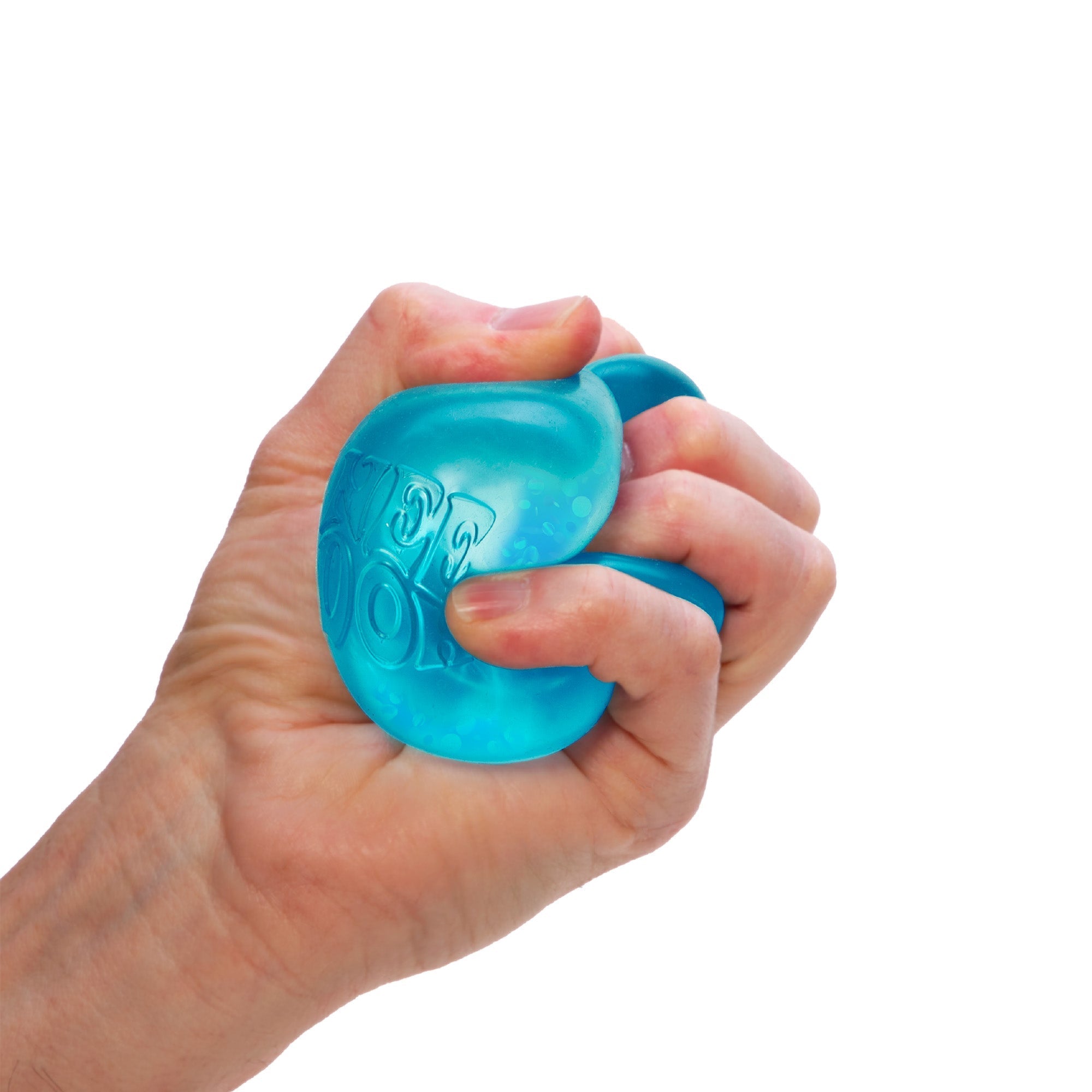 Playful Geometric NeeDoh Dream Drop | Select Linen Ridge - Squishy Dohnut Sweet Treat Shaped Stress Toy Detail