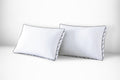 Hotel Collection Cozy Gusseted Bed Pillow Standard, White - Ergonomic Memory Foam Pillow for Neck Pain Support - Default Title