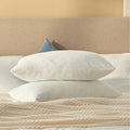 Decorative Plump 2 Pack Bed Pillow, Shredded Gel Memory Foam Pillow, Standard Queen, Medium, Made in USA - Hotel Quality Plush Sleeping Pillows - Default Title