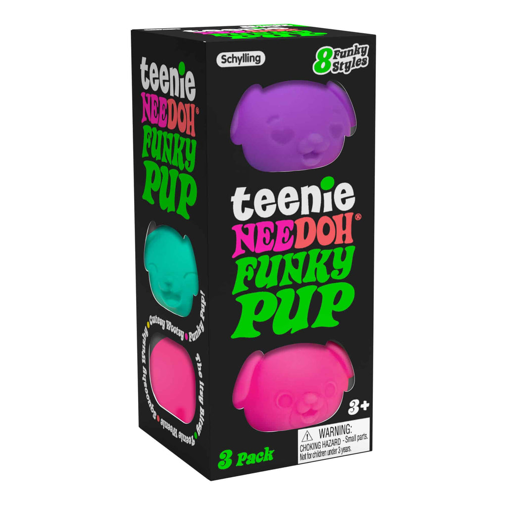 Multi-Pack Value Teenie NeeDoh Funky Pup | Edition Copper Bloom - Micro Squishy Sensory Balls Multi-Pack Value - Default Title