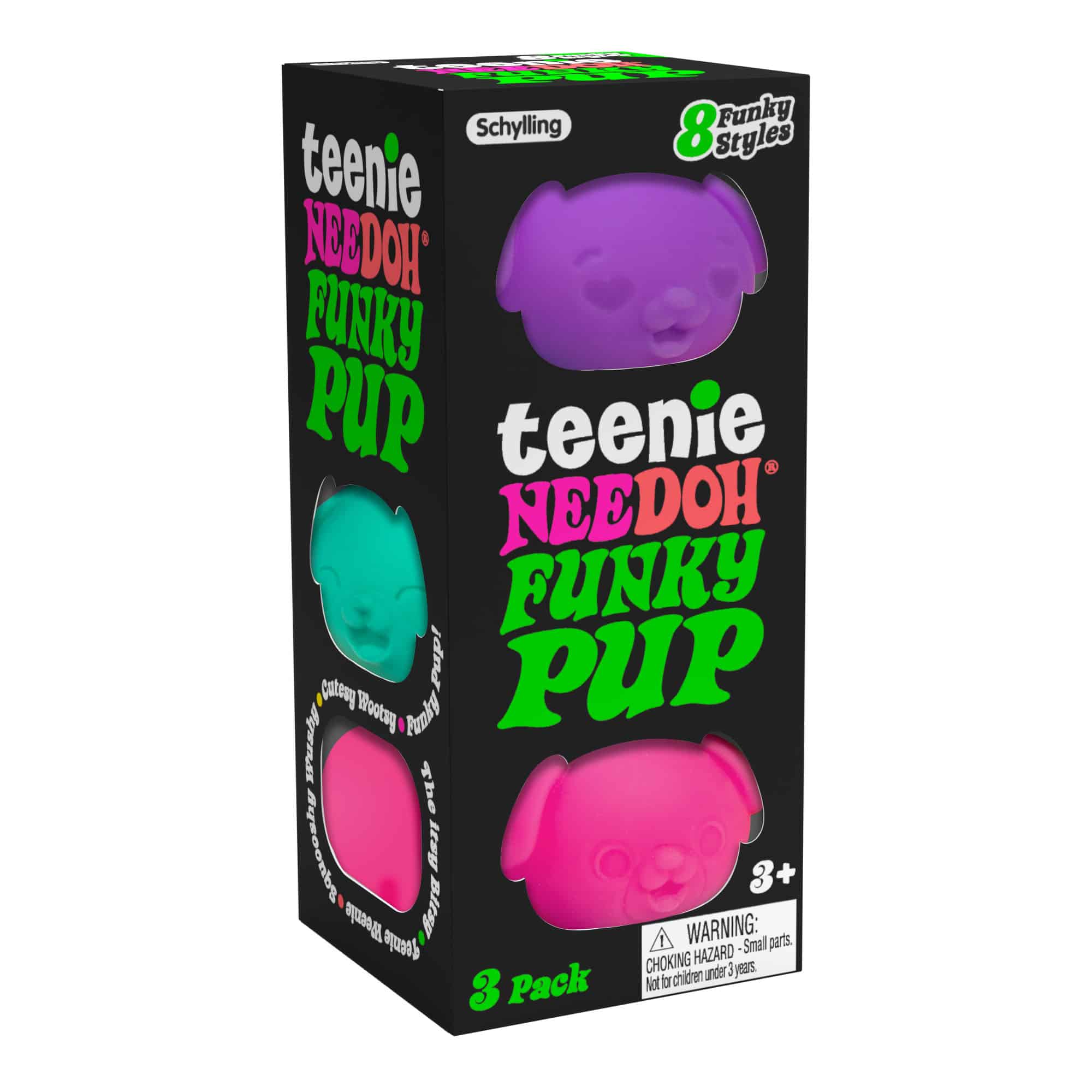 Multi-Pack Value Teenie NeeDoh Funky Pup | Edition Copper Bloom - Micro Squishy Sensory Balls Multi-Pack Value - Default Title