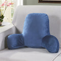 Ergonomic Memory Foam Backrest Pillow with Arms, Back Rest for Bed Sitting, Plush Big Backrest Lumbar Support Chair Cushion, Foam ... - Ergonomic Memory Foam Pillow for Neck Pain Support - Default Title