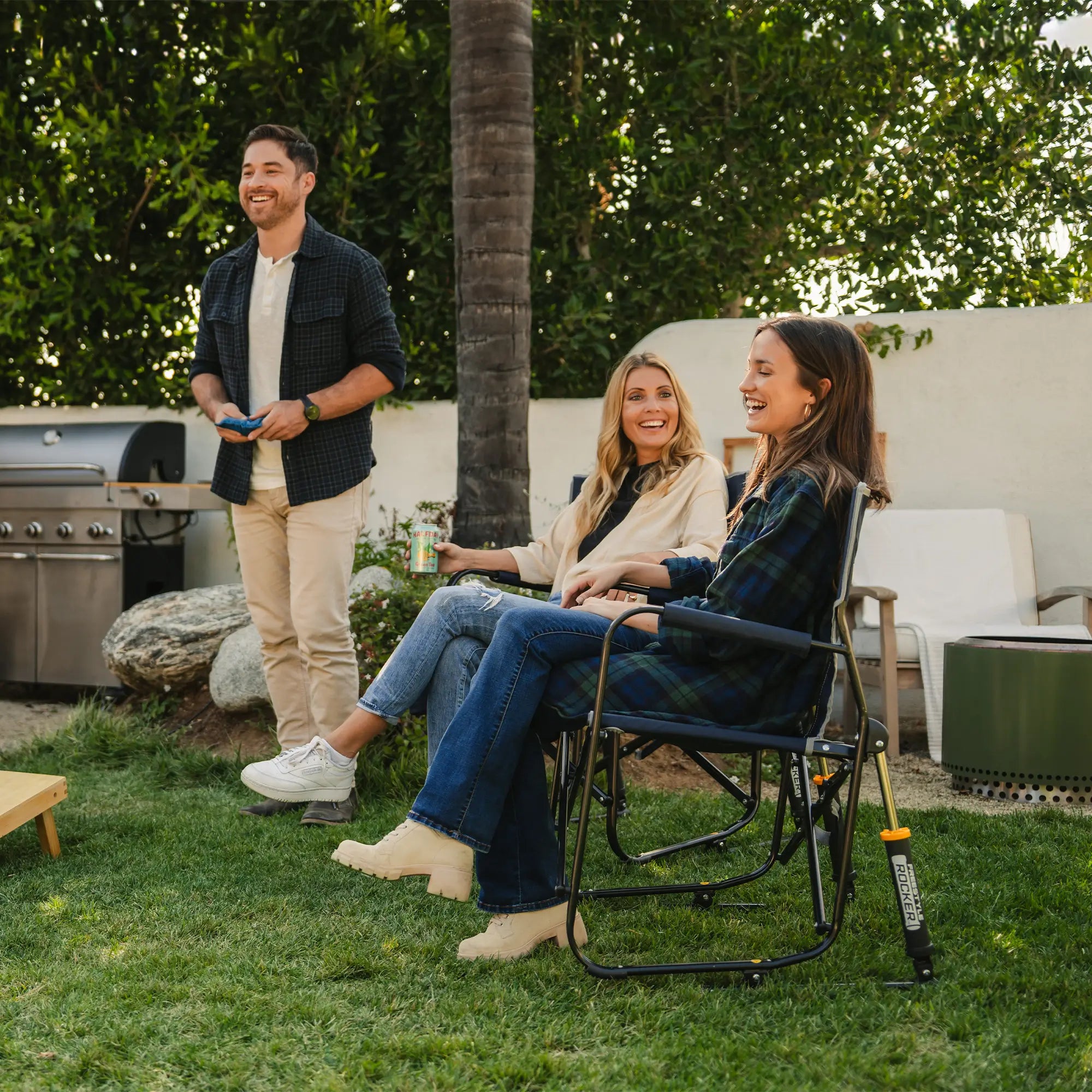 Heavy-Duty Freestyle Freestyle Rocker - Choice 711 - RoadTrip Rocker Smooth Motion Camp Chair Detail