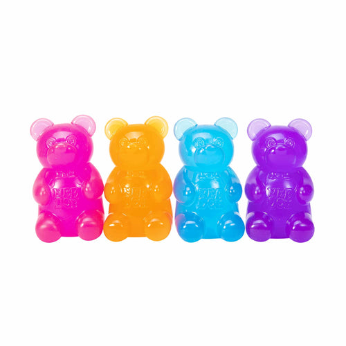Cute Collectible NeeDoh Gummy Bear | Edition Canyon Forest - Collectible Shaggy Monster Squishable Toy Detail