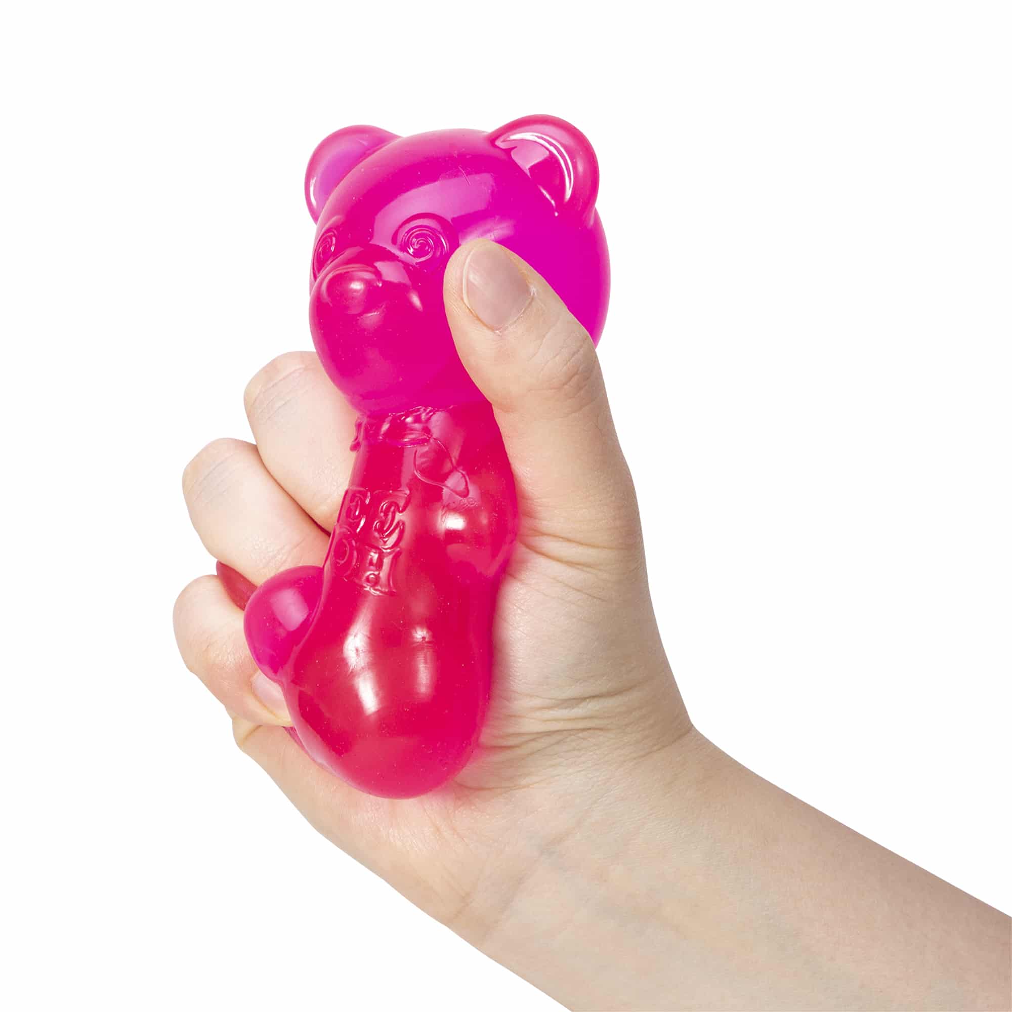 Cute Collectible NeeDoh Gummy Bear | Edition Canyon Forest - Collectible Shaggy Monster Squishable Toy Detail