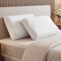 Decorative Plump Memory Foam Pillow for Sleeping, Gel Cooling Bed Pillow with Breathable Mesh and Washable Cover for Back and Side Sle... - Decorative Throw Pillow Cushion for Sofa & Bed - Default Title