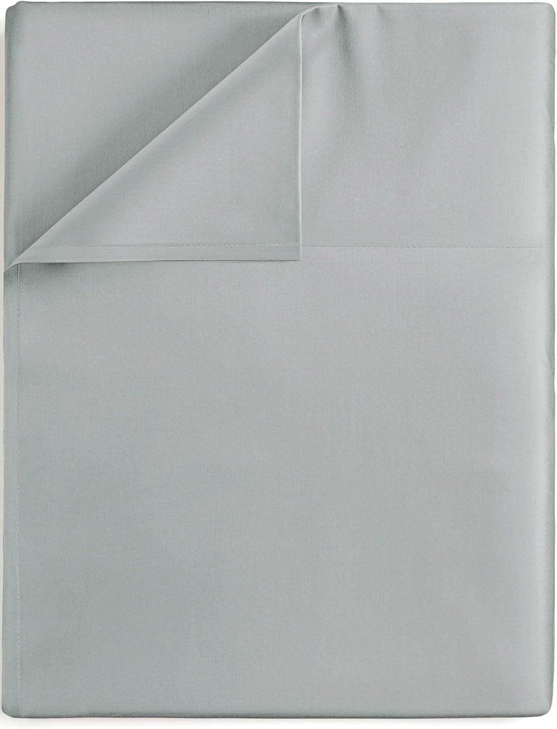 Cooling Sateen Queen Size Flat Sheet Only - Hotel Style 100% Egyptian Cotton Sheet, Soft & Breathable, Sateen Weave 800 Thread Count... - Luxury Bed Sheet Set with Deep Pockets - Default Title