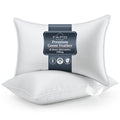 Hotel Collection Goose Feather Pillows Queen Size Set of 2, Hotel Down Bed Pillow for Sleeping,Soft 600 TC Cotton Cover - Decorative Throw Pillow Cushion for Sofa & Bed - Default Title