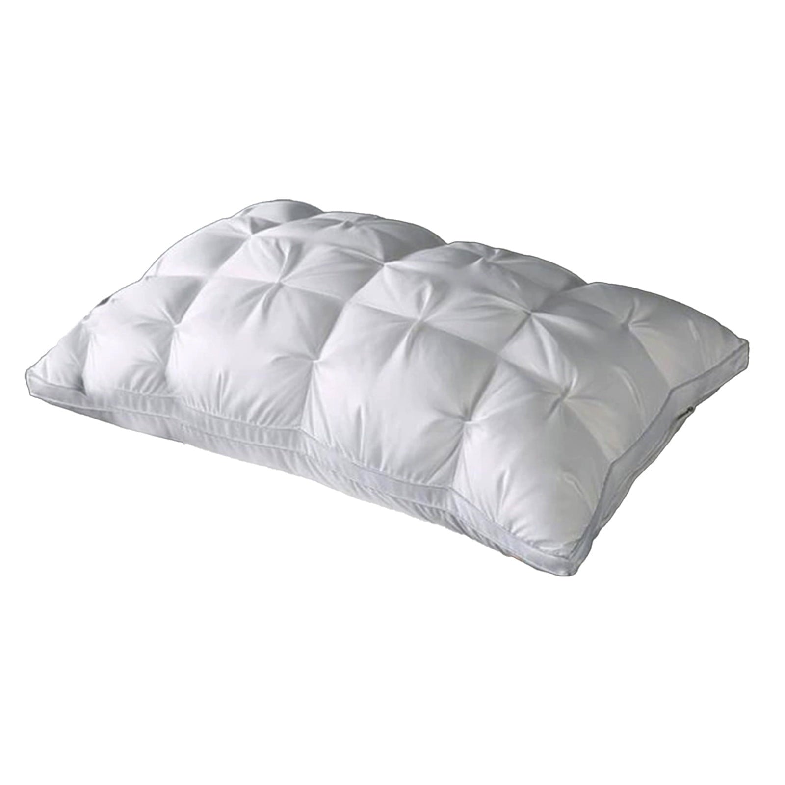 Decorative Plump Goose Down Pillow and Feather Pillows for Neck/Back/Side Sleepers, Premium Soft Down Fill Standard Size Pillow for Sl... - Hotel Quality Plush Sleeping Pillows - Default Title