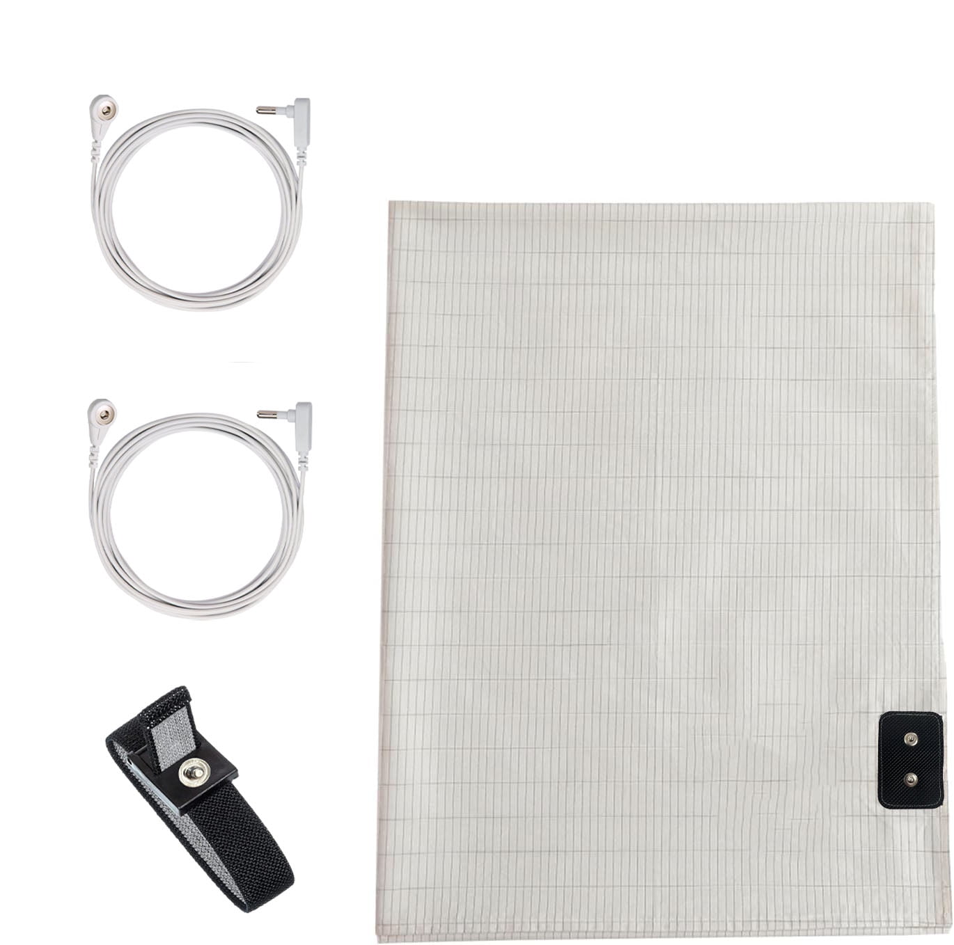 Breathable Luxury Grounding Sheets 39 * 75 inch, Conductive Grounding Sheets with Grounding Cord, Grounding Sheets for Earth with Silve... - Premium Ultra-Soft Pillowcase Pair for Sleeping - Default Title