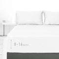 Cooling Sateen 100% Cotton Queen Size Fitted Sheet Only, 300 Thread Count White Fitted Bed Sheet with 22” Extra Deep Pocket, Soft & ... - Premium Ultra-Soft Pillowcase Pair for Sleeping - Default Title