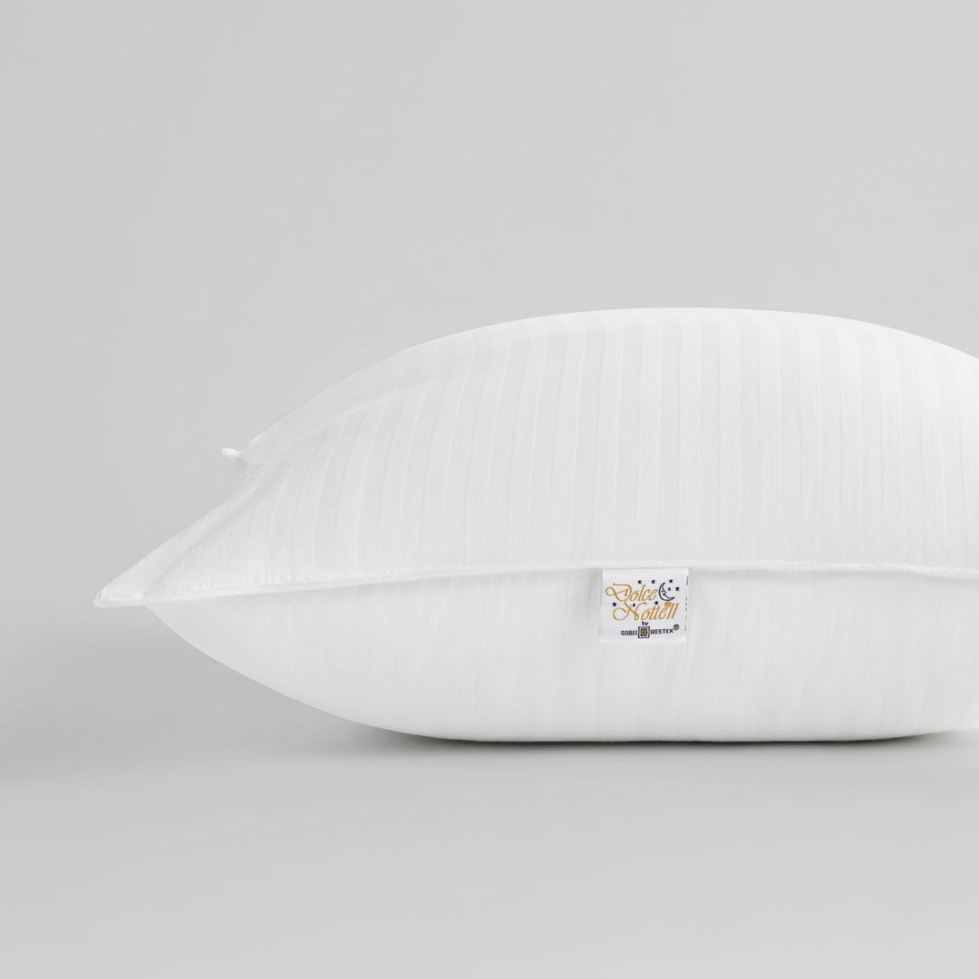 Ergonomic Memory Foam Dolce Notte II Stomach, Side and Back Sleeper Bed Pillow for Sleeping | Hotel and Resort Quality | Hypoallergenic, Do... - Ergonomic Memory Foam Pillow for Neck Pain Support - Default Title
