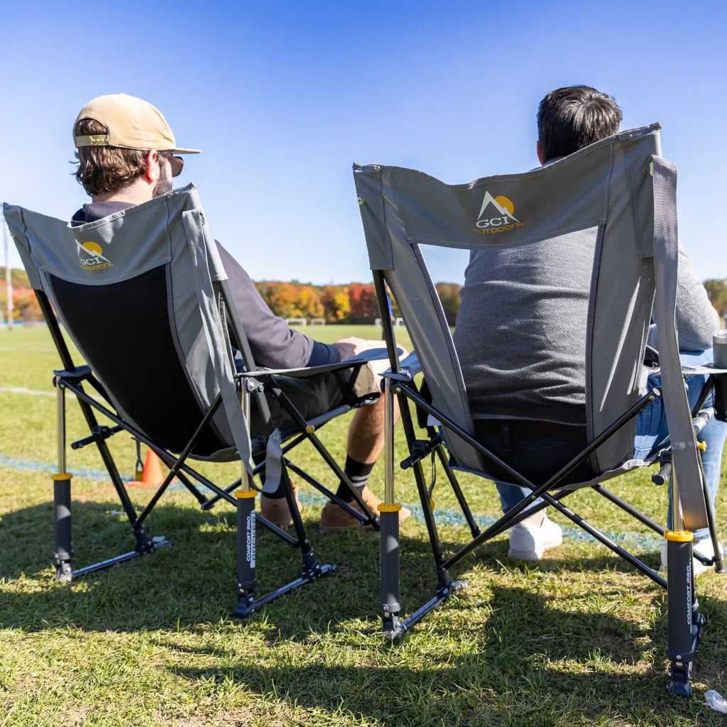 Luxury Camp Comfort Pro Rocker - Choice 375 - RoadTrip Rocker Smooth Motion Camp Chair Detail